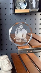 1.3K reactions · 42 shares |  Transform your cherished photos into stunning, personalized crystal keepsakes with the xTool F1 Ultra.  The F1 Ultra's precision laser brings your photos to life in exquisite detail, creating a timeless gift that will be treasured for years to come. Watch the video and see how effortlessly we engraved this beautiful couple's portrait onto a crystal plaque. | xTool | Facebook