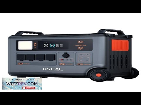 Blackview OSCAL PowerMax 6000 PM6000 Rugged Power Station with PM400 400W Foldable