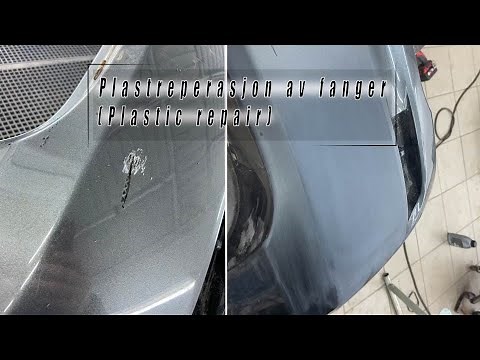 plastikk Reperasjon fanger / plastic repair bumper