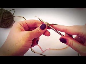 Brioche Socks - Setup row (1 of 5)