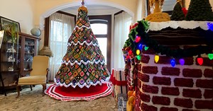 18 Miles of Yarn: Little Falls Public Library's Crochet Marvel