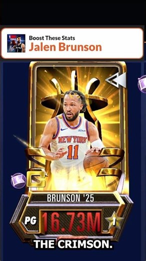 Jalen Brunson After These Upgrades 🔥 #nba2kmobile #nba #shorts
