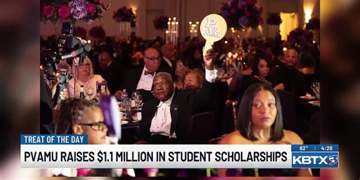 Treat of the Day: Prairie View A&M University raises $1.1 million in students scholarships