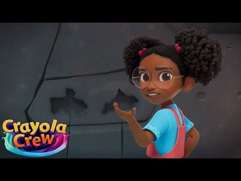 🔍🖍️ Where Are the Crayons? | Crayola Crew 🖍️ Cartoons For Kids | Moonbug Kids - Animal Adventures