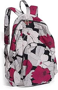 OPQRSTU Women Hippie Hand Bag Large Capacity Bohemian Bag Portable Tourist Fashion Backpacks (Burgundy)