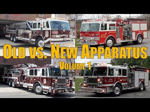 Fire Trucks Responding Compilation: Old vs. New Apparatus (Volume 1)