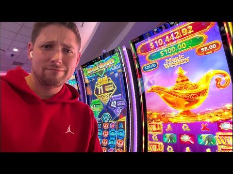 All day at the casino! Live slots!
