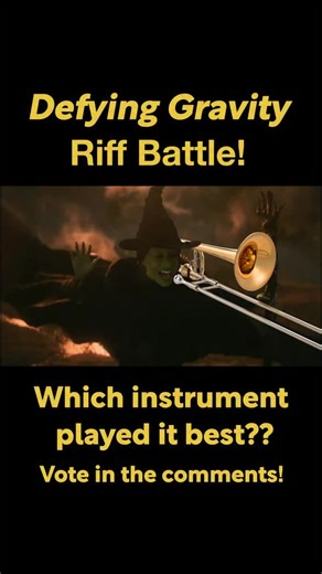 Defying Gravity Riff Battle! 🎷🎺 Which instrument played it best?? Vote in the comments! #wicked #wickedmovie #trumpet #saxophone #trombone #band #brass #sousaphone #brassband #music #defyinggravity | Fall Creek Brass Band