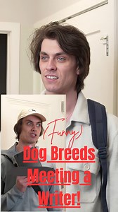 61K views · 2.8K reactions | Dog Breeds Meeting a Writer! #dogbreed #funnydog #BabyDoge #dogbreeds #dogoftheday #doglovers #funnydogs #rescuedog #doglife #dogvideo #dogowners #dogslife #petlovers #doggie #dogcomedy #doggo | Jonny Devaney Performances | Facebook