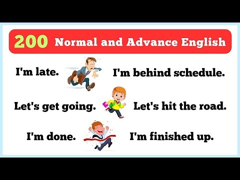200 Normal English Sentences vs Advanced English: Improve Your Vocabulary!