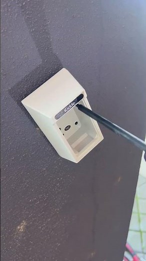 Key Safe / Lock Box installation. #locksmith #funny #interesting #fyp