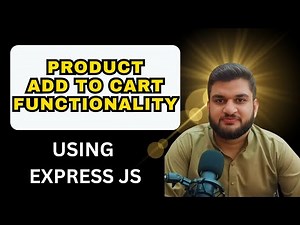 How to Integrate Product Add to Cart Functionality in an eCommerce Website | Express.js & Node.js