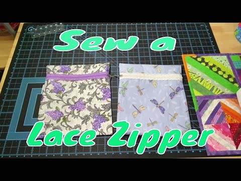 How to Sew a Lace Zipper
