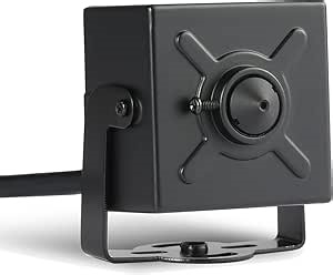 TSEye Mini 5MP PoE IP Camera, Built in Microphone, 3.7mm Lens, Ultra HD 2880 x 1620P@20fps, Tiny PoE Home Security Cam with Audio CCTV P2P Surveillance (I706-2-P-A-TS Metal)