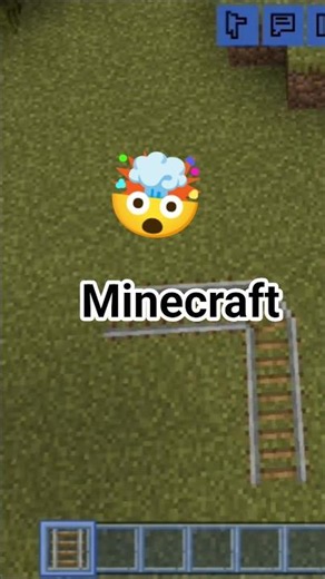 How to make rail in Minecraft #minecraft #fyp #foryou #tranding #shorts