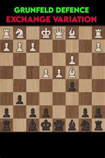 Grunfeld Defence Exchange Variation | Chess Tactics ♟️ |