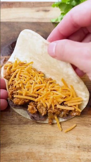 CRISPY BAKED TACOS 🌮 (Not Your Typical Taco, Ep. 3) #shorts