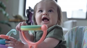 Kolcraft Tiny Steps Too 2-Stage Infant Baby Push Walker with Wheels, Seated or Walk Behind, Entertaining Developmental Learning Activities for Toddlers Boys & Girls Sturdy Frame - Clouds Rainbows