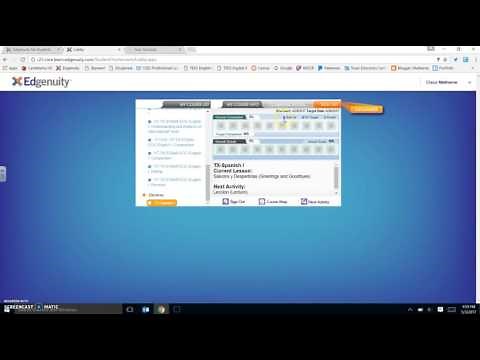 Edgenuity Progress Tutorial