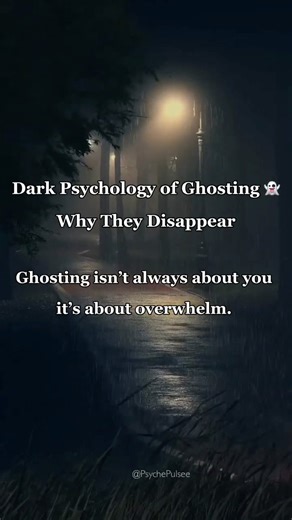 Dark Psychology of Ghosting 👻 | Why They Disappear #psycholgyfacts #psychology #shorts