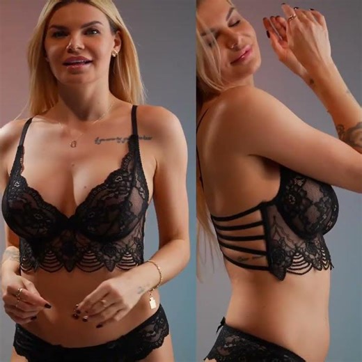 C0658 Axami V 9691 Soft Bra Black Square