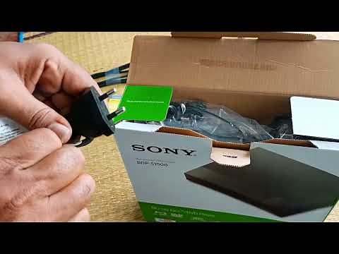 Sony Blu-ray player bdp S1500 || unboxing and connection details||