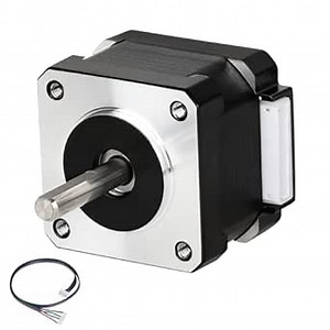 Nema 14 Stepper Motor Kit 60MM Bipolar 1.2A 40Ncm/56.64oz.in 2 Phase 4 Lead 35 Step Motor 1.8deg High Torque Motors with 1m Cable and Connector for 3D Printer CNC Machine, 1.38x1.38x2.363inch