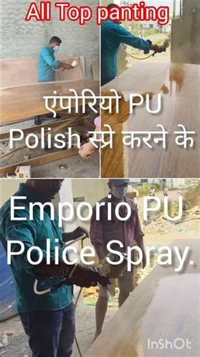 Emporio PU polish spry karne ke tarike # PU polish spry karne ke Sahi tarike #stucco #dune #archi