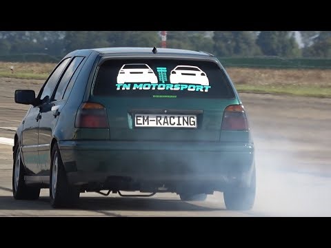 950HP VW Golf 3 VR6 Turbo Extreme Acceleration & Sound