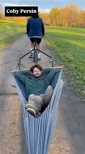 POV Your friend promises a ‘smooth ride’ but forgets you’re not in a car 😂🚲 | Coby Persin