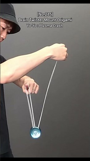 [No.215]🪀Today's Yo-Yo Trick & Tutorial: Brain Twister Mount Origami #yoyo #yoyotricks #ヨーヨー