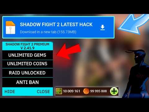 Shadow Fight 2 Mod Menu V2.41.9 | Dumb AI, One Hit Kill, God Mod, Coin Gem Energy Max Level, Online
