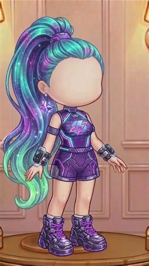 Galaxy Outfit Tutorial 🌌✨ #avatarworld #outfitidea #pazu