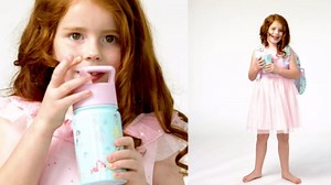 Simple Modern Disney Mickey Mouse Kids Water Bottle with Straw Lid | Reusable Insulated Stainless Steel Cup for Girls, School | Summit Collection | 14oz, Mickey Mouse Floral on Riptide