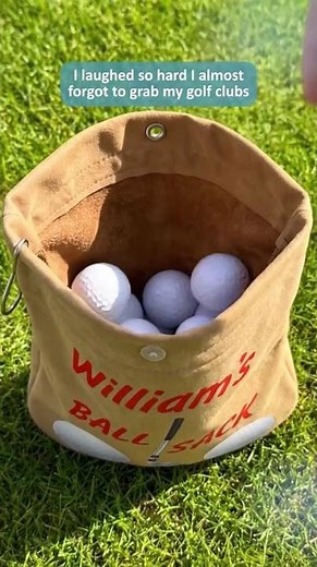 Custom Golf Ball Bag Sack - Personalized Birthday Gifts For Golf Lovers