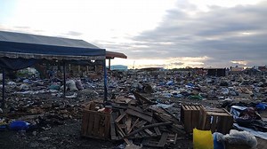 The current state of Takoradi Jubilee Park after traders were evacuated to Apremdo Central Market (Abenbobom) Market. | Skyy Power 93.5fm