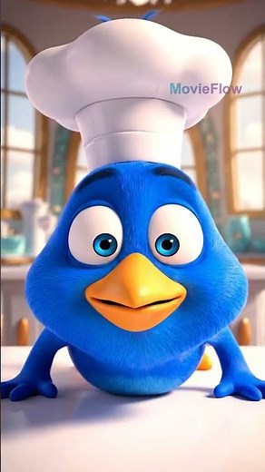 The cake won—chef bird lost #shorts #fail