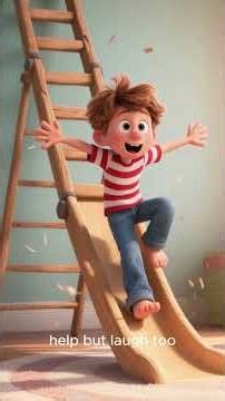 Laughing Ladder #aicartoon #aistory #cartoonshorts #kidscartoon #animatedstory #shorts #storytime