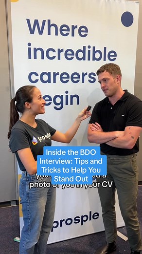Inside the BDO Interview: Tips and Tricks to Help You Stand Out ✨💻 #prosple #prospleau #graduate #job #career #BDO #bdofficialtiktok