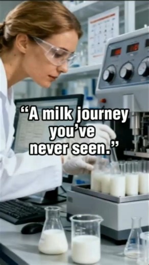 From Farm to Bottle 🥛Inside a Modern Milk Factory | AI-Generated Process.