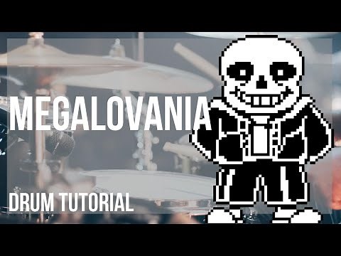 How to play Megalovania by Toby Fox on Drum (Tutorial)