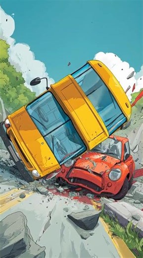 Silly Crash! 🚗🚌 Car & Bus Cartoon Comedy for Kids