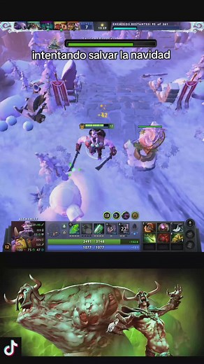cómo se vive la navidad en dota 2 #dota #dota2 #navidad #frosthaven #navidota