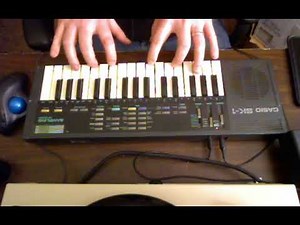 80's Casio SK-1 Sampling Keyboard Demo