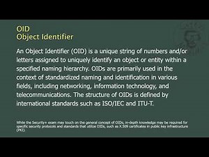 OID - Object Identifier