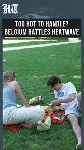 Europe Heatwave Worsens! Brussels Residents Battle Scorching 32°C Temperatures #shorts