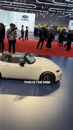2.4K views | As we prepare for the 2025 Japan Mobility Show, here’s some highlights from 2023. First off is this awesome Mini Mazda MX-5 made by the factory team as a fun project. Would this be the ultimate ride-on car for your kids? #mazda #mazdamx5 #mazdamiata #mazdamx5miata #japanmobilityshow2023 #tokyomotorshow | Road Trip Reviews | Facebook