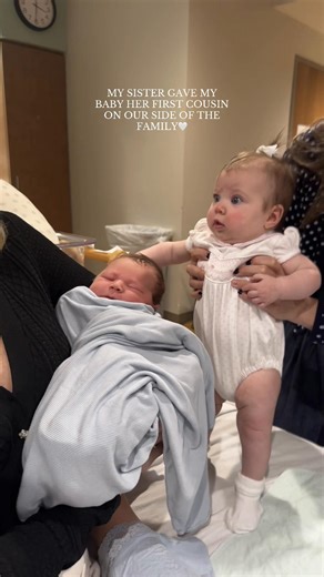 welcome to the fam baby Beau!!! these girls are gonna know what to do with you💙 #laboranddelivery #cousinslikebesties #firstbaby #birthvlog #newbornbaby