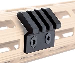 Amazon.com : LEGEED Offset Light/Optic Picatinny Rail Mount 3-Slot Black : Sports & Outdoors