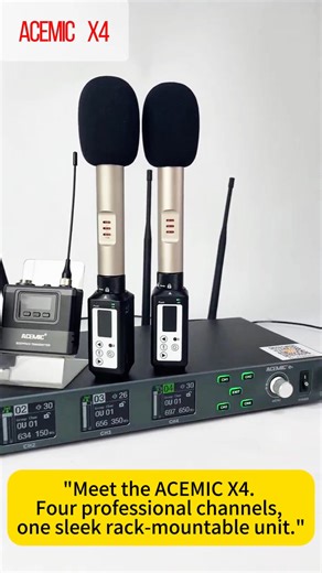 ACEMIC X4 Wireless Microphone System: Professional 4-Channel UHF Review Looking for a reliable audio solution for your next big event? In this video, we’re doing a comprehensive ACEMIC X4 Wireless Microphone System: Professional 4-Channel UHF Review. Whether you’re setting up for a live stage, a house of worship, or a large conference, the ACEMIC X4 is designed to deliver crystal-clear sound across four independent channels. We’ll dive deep into its 4-Channel UHF capabilities, the versatility of